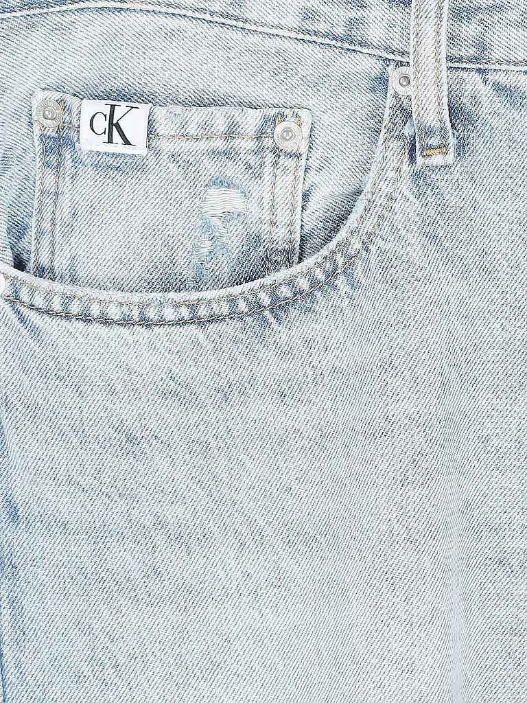 CALVIN KLEIN JEANS | Jeans Straight Fit 7/8  | hellblau