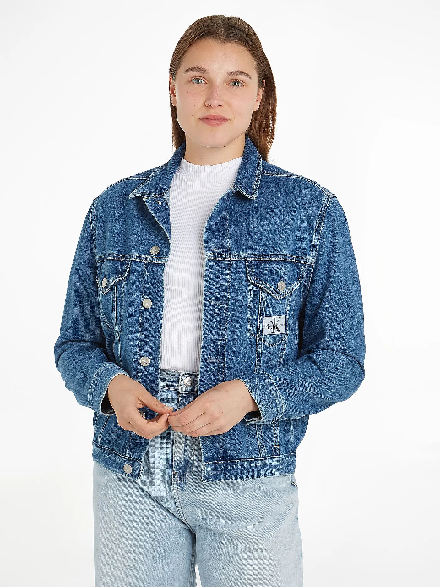 CALVIN KLEIN JEANS | Jeansjacke  | blau