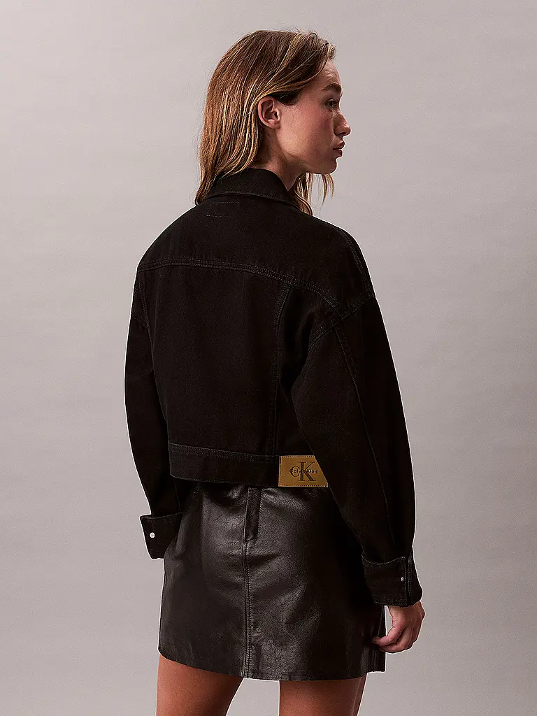 CALVIN KLEIN JEANS | Jeansjacke  | schwarz