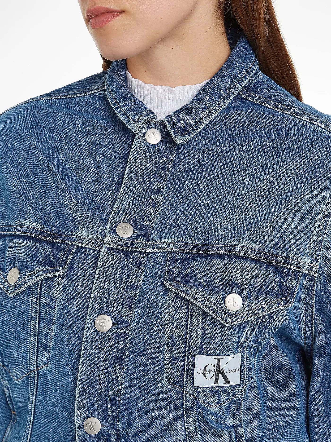 CALVIN KLEIN JEANS | Jeansjacke  | blau