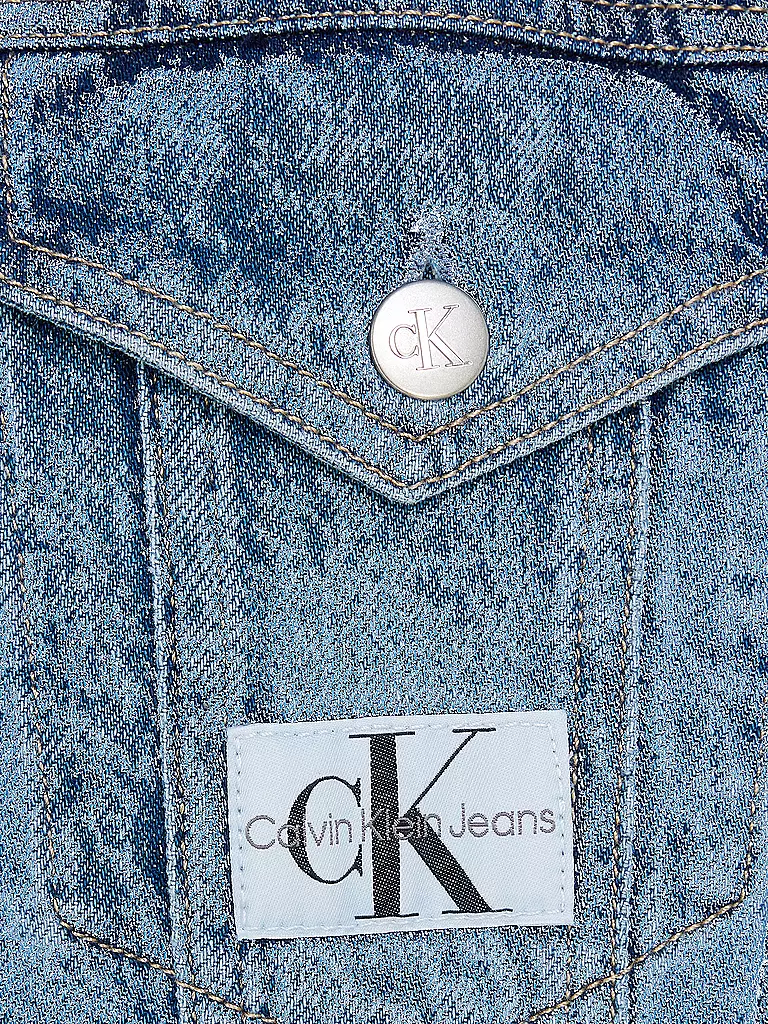 CALVIN KLEIN JEANS | Jeansjacke  | blau