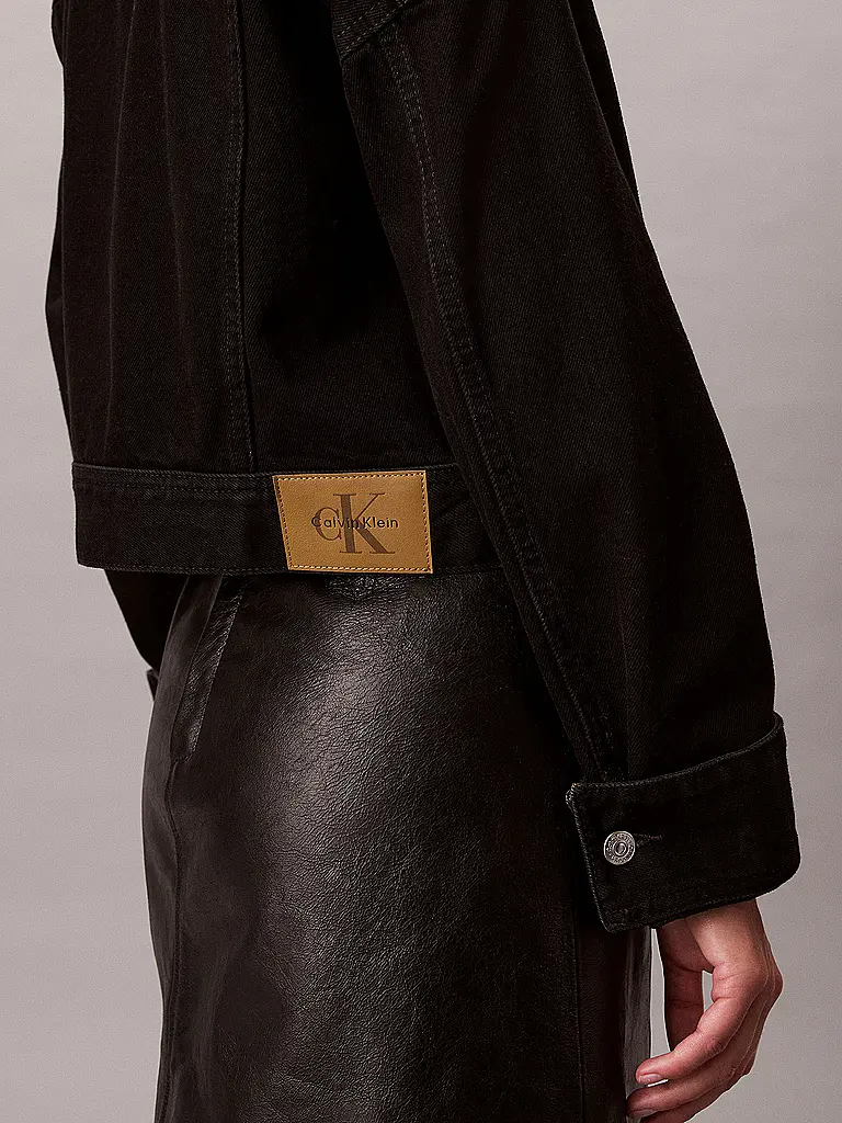 CALVIN KLEIN JEANS | Jeansjacke  | schwarz