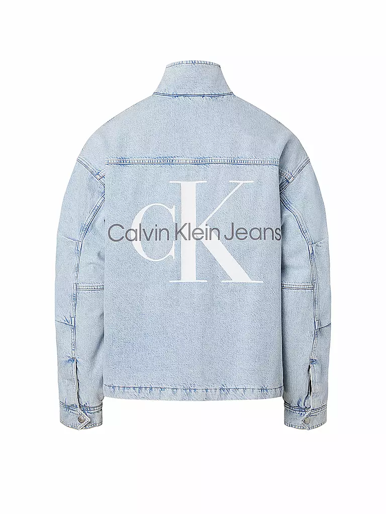 CALVIN KLEIN JEANS | Jeansjacke Oversized Fit | hellblau