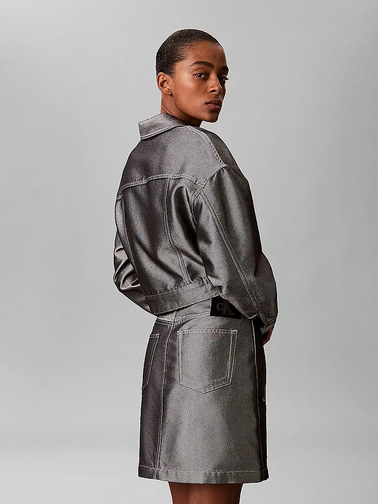 CALVIN KLEIN JEANS | Jeansrock  | Grau