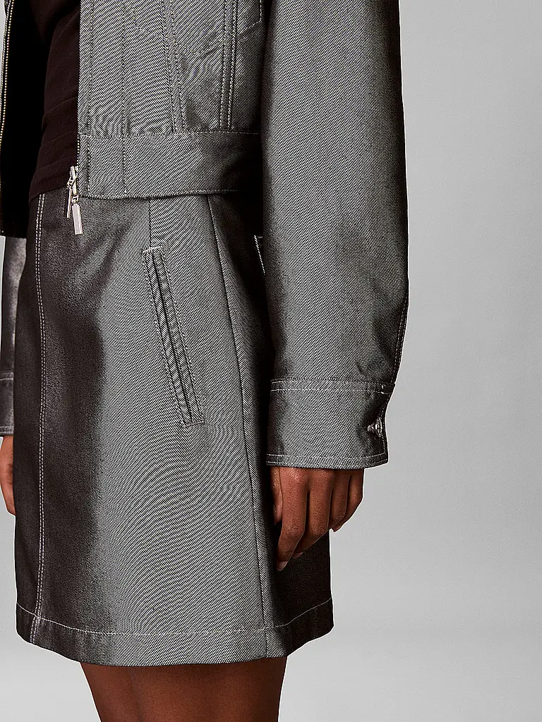 CALVIN KLEIN JEANS | Jeansrock  | Grau