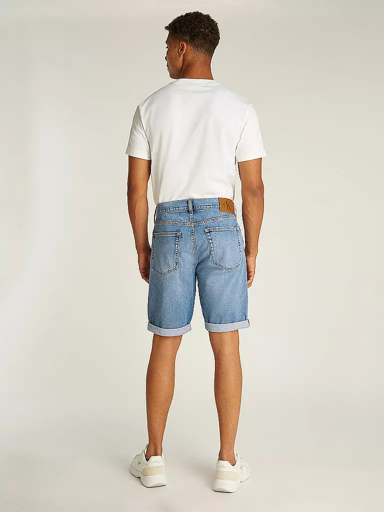 CALVIN KLEIN JEANS | Jeansshorts Slim Fit  | hellblau