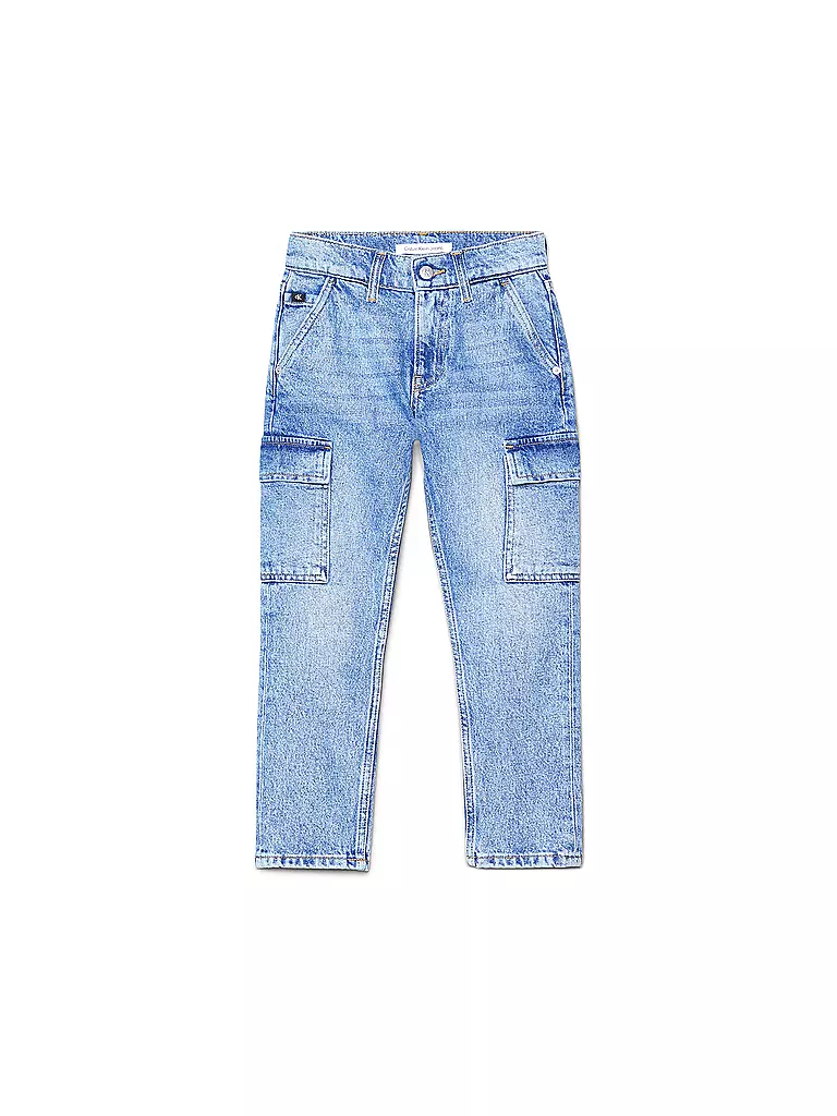 CALVIN KLEIN JEANS | Jungen Cargojeans | blau