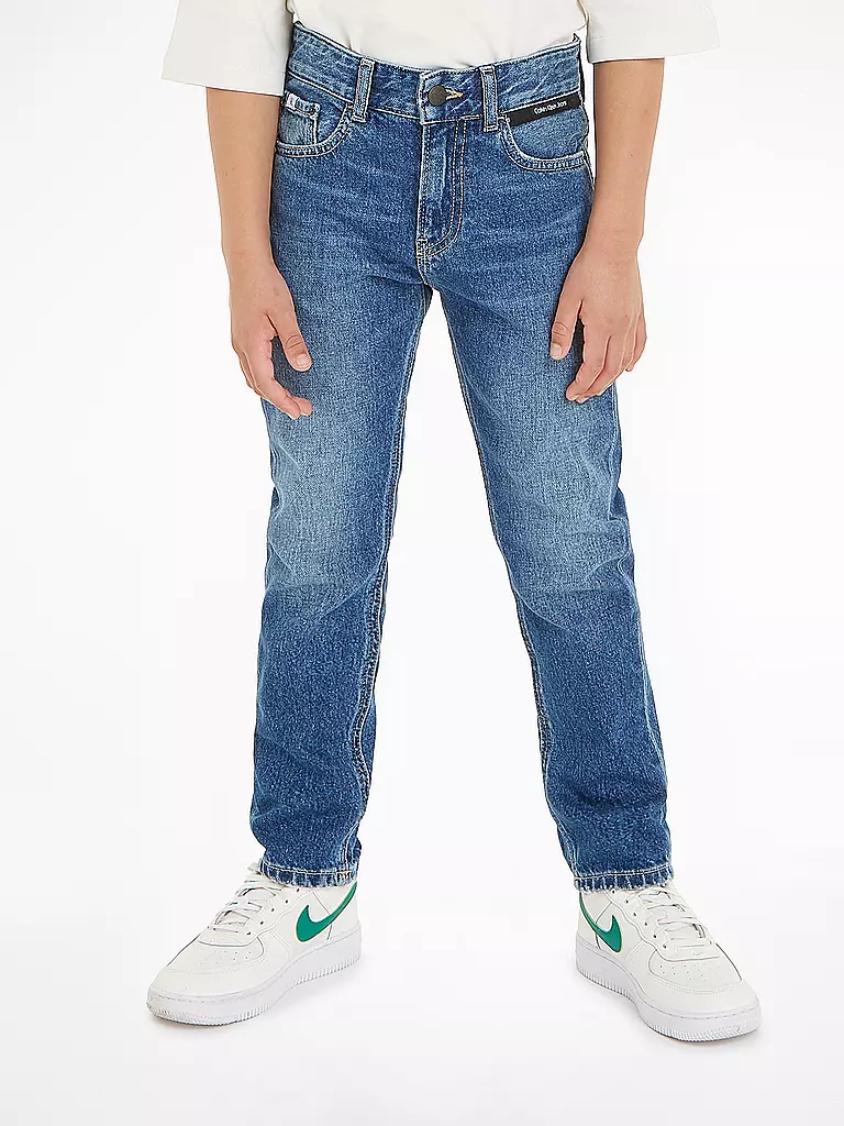 CALVIN KLEIN JEANS | Jungen Jeans Tapered Fit | blau