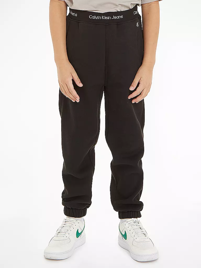 CALVIN KLEIN JEANS | Jungen Jogginghose  | schwarz