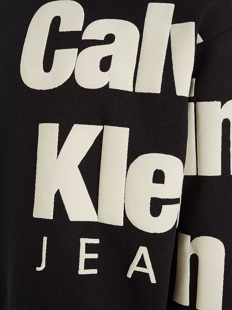 CALVIN KLEIN JEANS | Jungen Kapuzensweater - Hoodie | schwarz