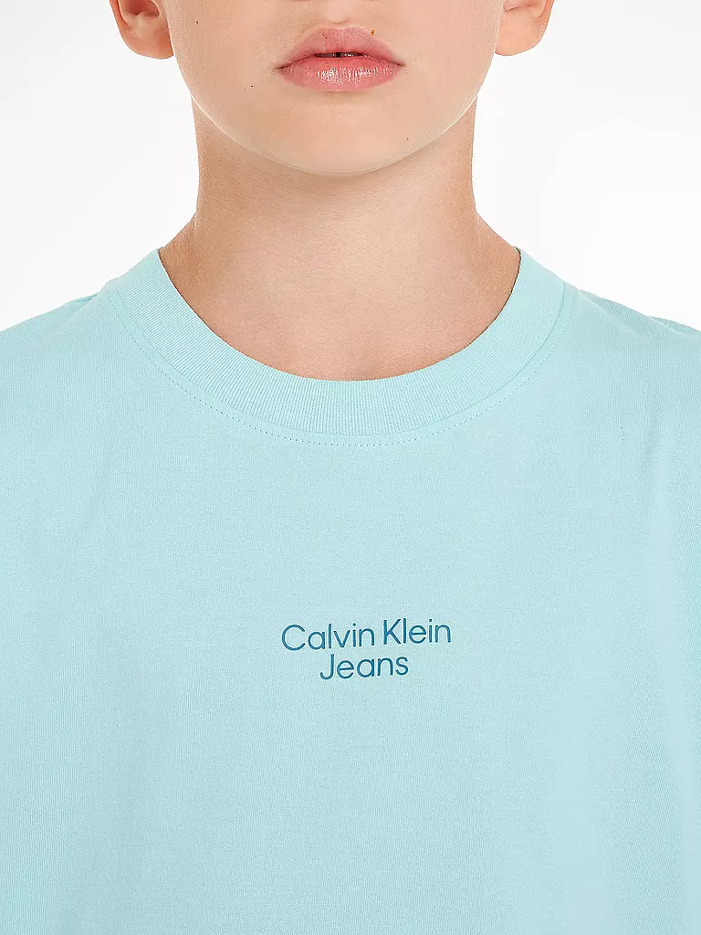 CALVIN KLEIN JEANS | Jungen T-Shirt  | mint