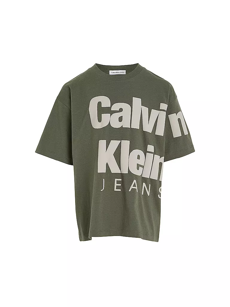 CALVIN KLEIN JEANS | Jungen T-Shirt | dunkelgrün