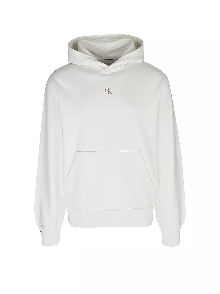 CALVIN KLEIN JEANS | Kapuzensweater - Hoodie  | weiss