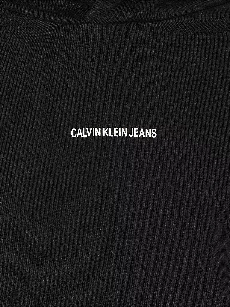 CALVIN KLEIN JEANS | Kapuzensweater - Hoodie  | schwarz