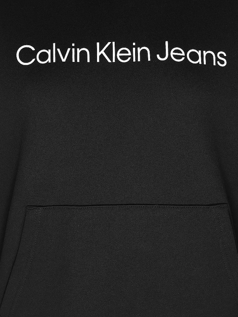 CALVIN KLEIN JEANS | Kapuzensweater - Hoodie | schwarz