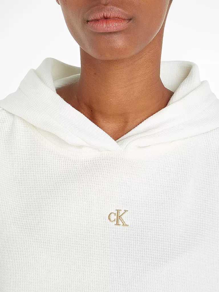 CALVIN KLEIN JEANS | Kapuzensweater - Hoodie | creme