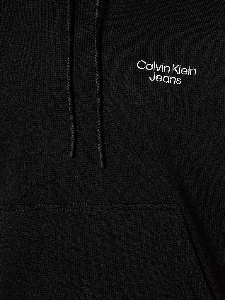 CALVIN KLEIN JEANS | Kapuzensweater - Hoodie | schwarz