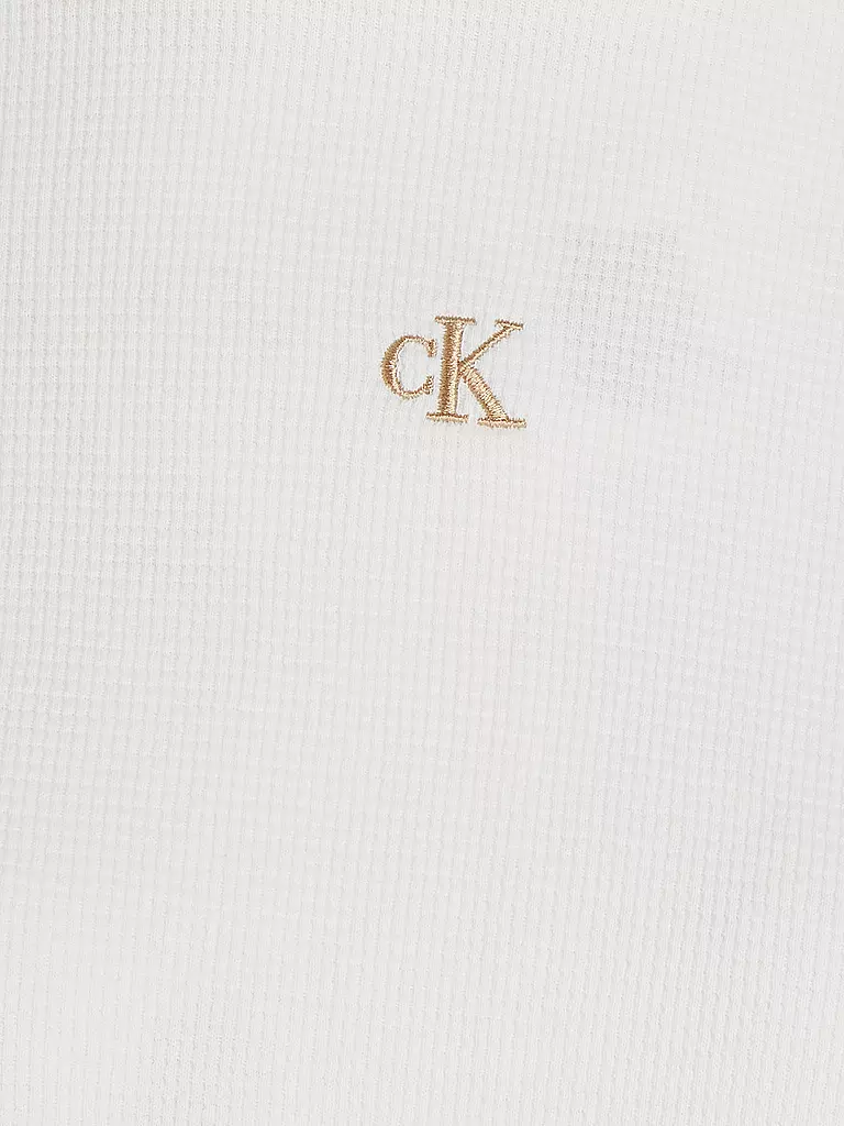 CALVIN KLEIN JEANS | Kapuzensweater - Hoodie | creme