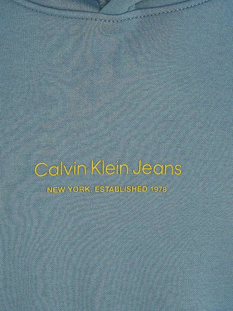 CALVIN KLEIN JEANS | Kapuzensweater - Hoodie | petrol