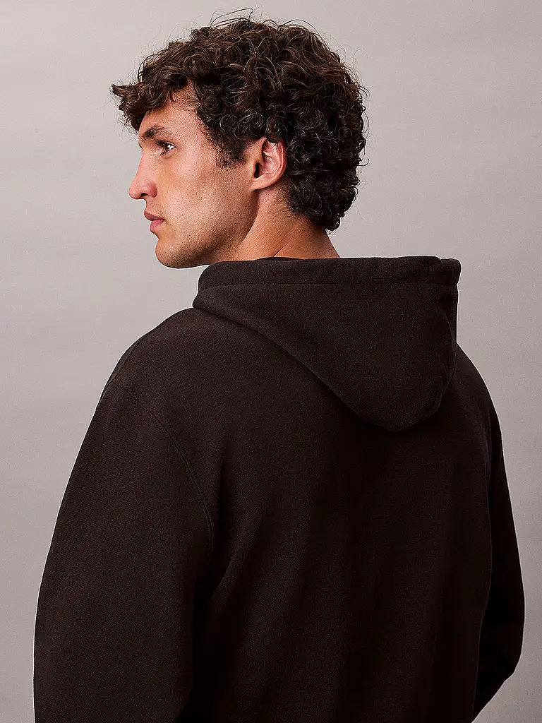 CALVIN KLEIN JEANS | Kapuzensweater - Hoodie | schwarz
