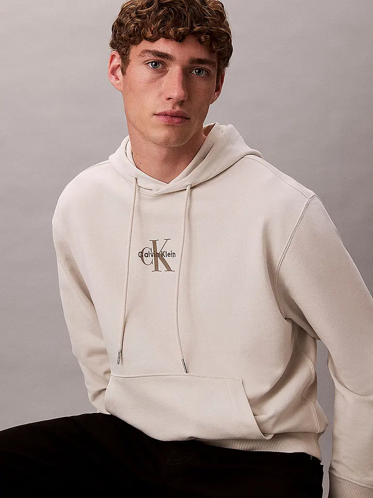 CALVIN KLEIN JEANS | Kapuzensweater - Hoodie | weiss
