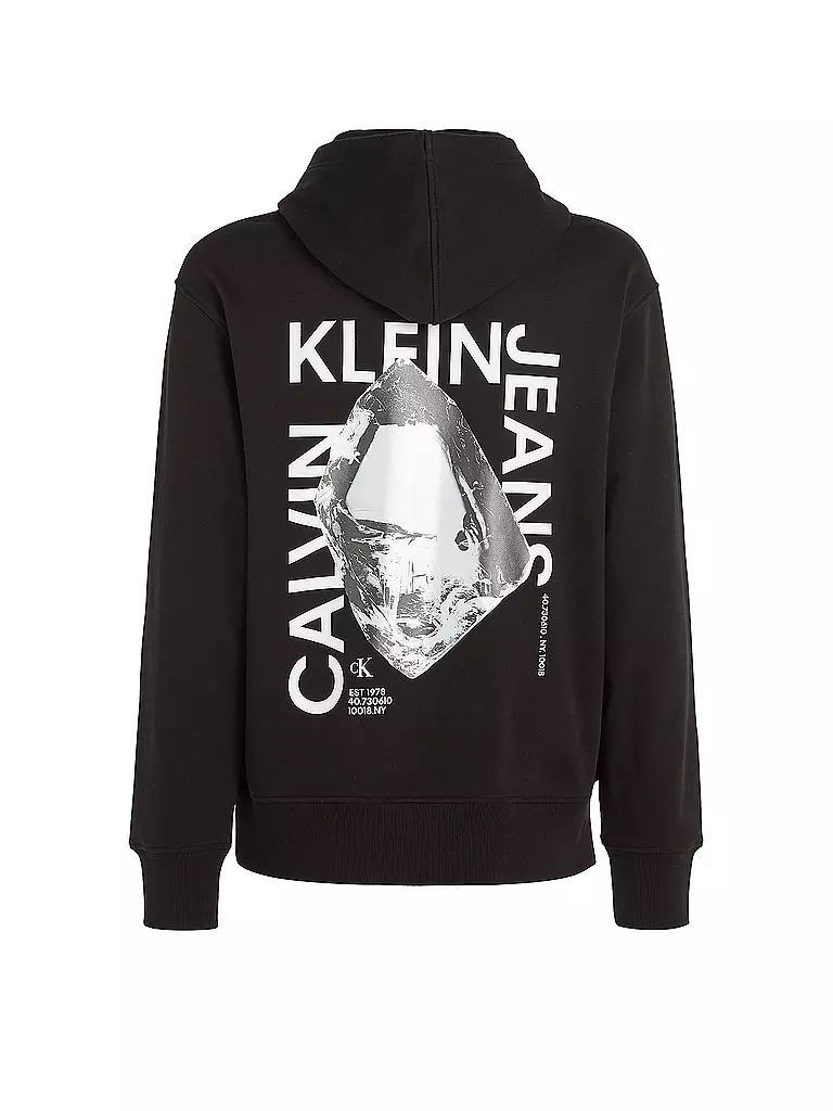 CALVIN KLEIN JEANS | Kapuzensweater- Hoodie | schwarz