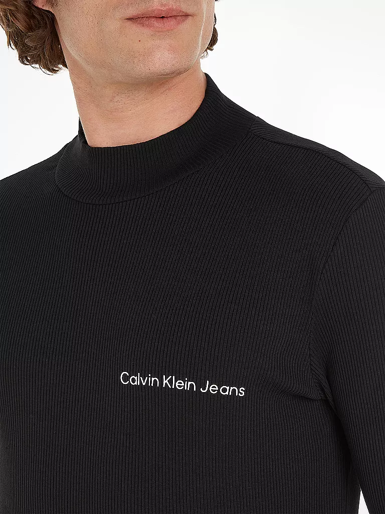 CALVIN KLEIN JEANS | Langarmshirt | schwarz