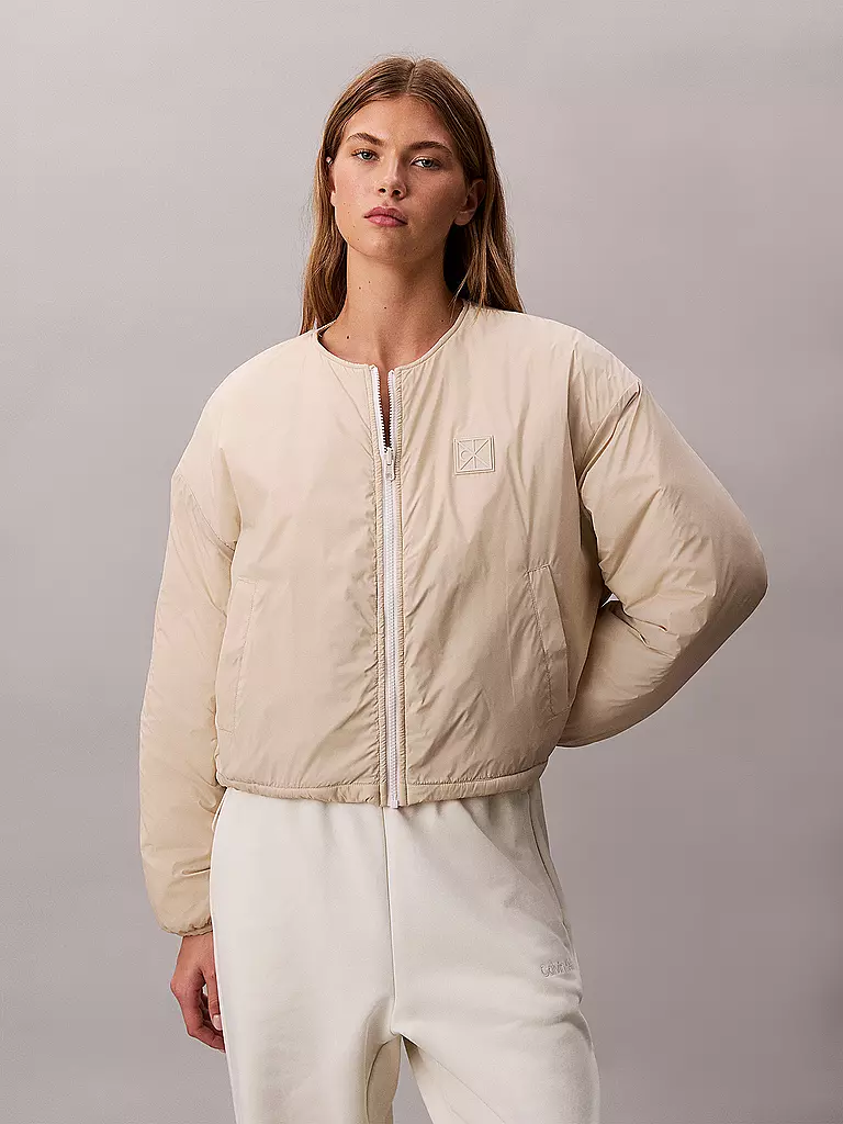 CALVIN KLEIN JEANS | Leichtsteppjacke | creme