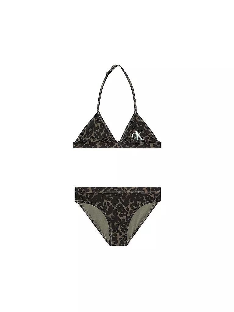 CALVIN KLEIN JEANS | Mädchen Bikini Set  | braun