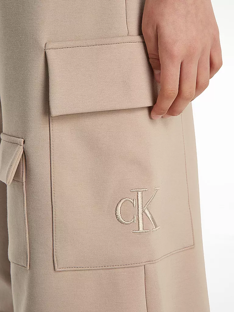 CALVIN KLEIN JEANS | Mädchen Cargohose  | beige