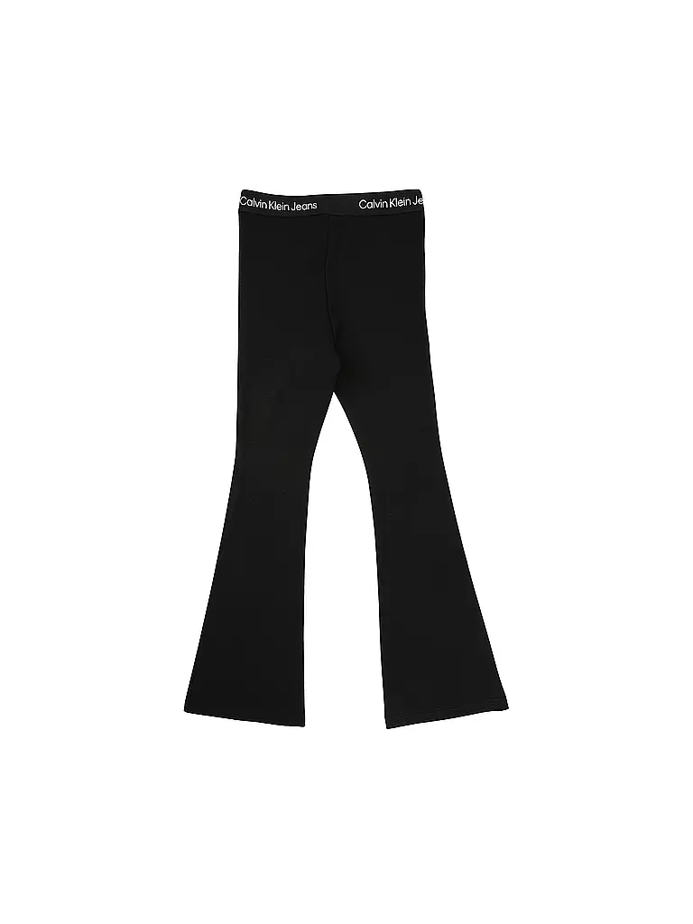 CALVIN KLEIN JEANS | Mädchen Hose Flared Fit | schwarz