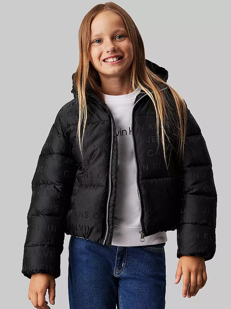 CALVIN KLEIN JEANS | Mädchen Jacke | schwarz