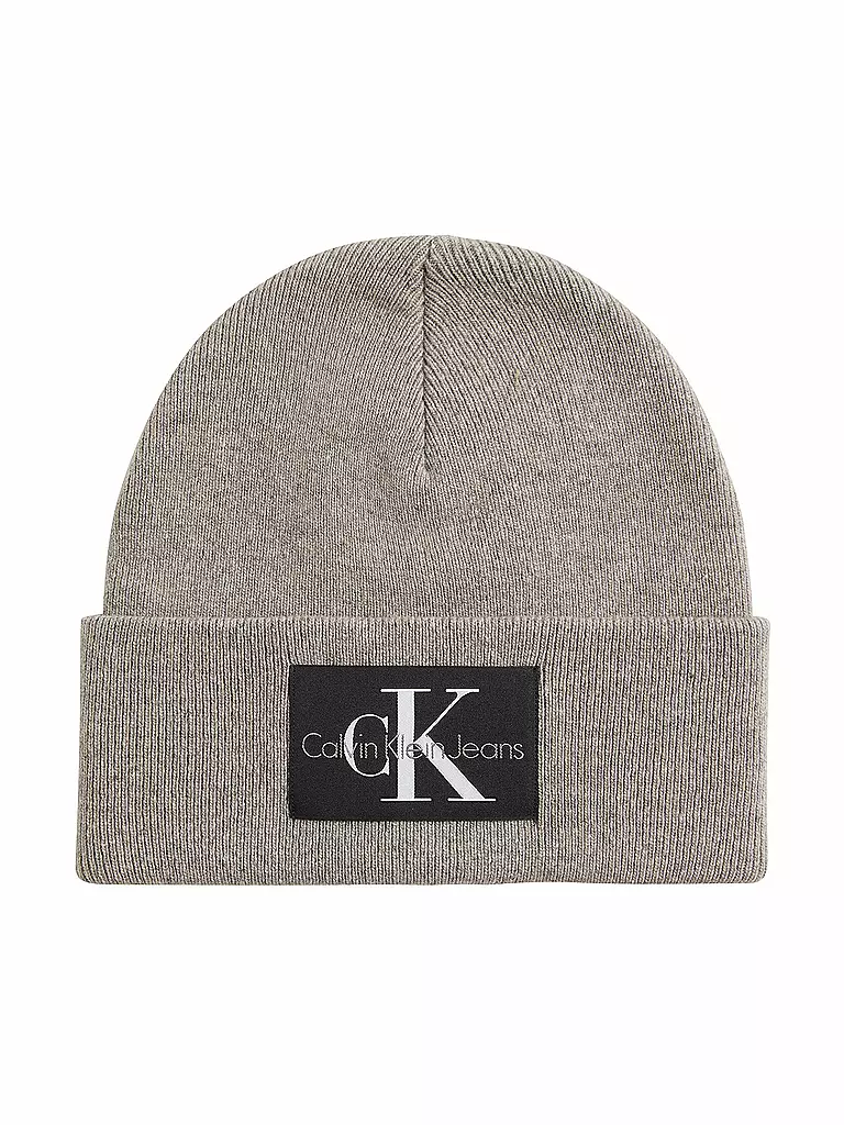 CALVIN KLEIN JEANS | Mütze - Beanie  | grau