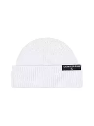 CALVIN KLEIN JEANS | Mütze - Haube Docker | weiss