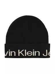CALVIN KLEIN JEANS | Mütze - Haube | schwarz