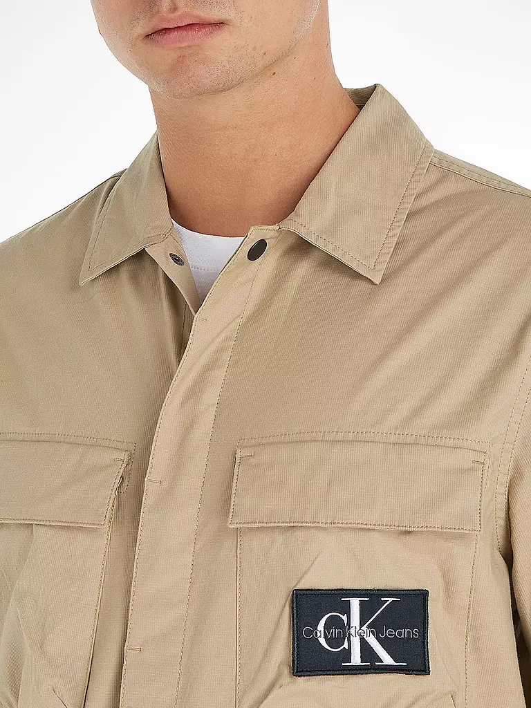 CALVIN KLEIN JEANS | Overshirt | camel