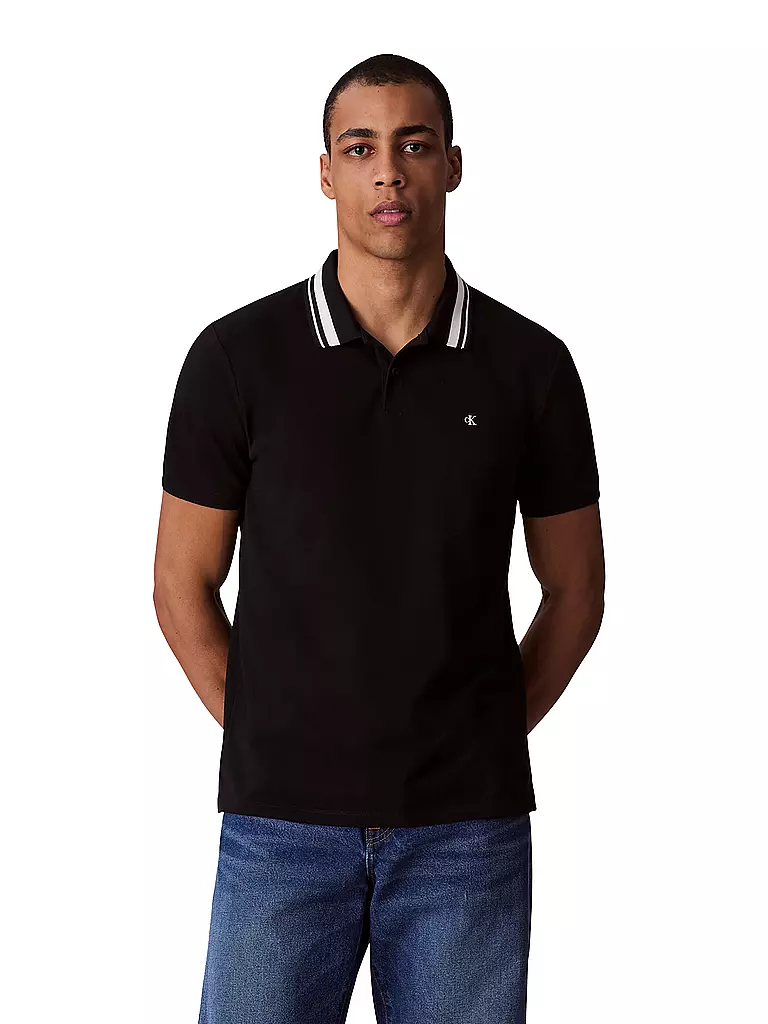 CALVIN KLEIN JEANS | Poloshirt  | schwarz
