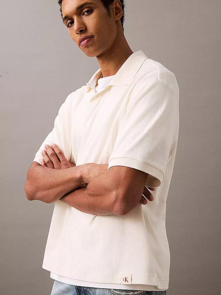 CALVIN KLEIN JEANS | Poloshirt | weiss