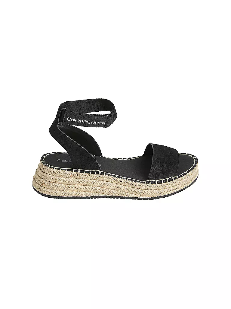 CALVIN KLEIN JEANS | Sandalen Sporty Wedge | schwarz