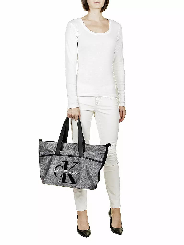 CALVIN KLEIN JEANS | Shopper  | grau
