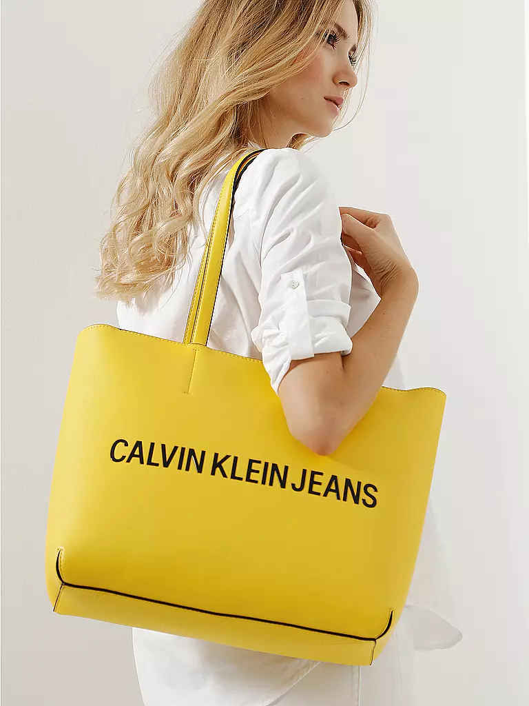 CALVIN KLEIN JEANS | Shopper | gelb