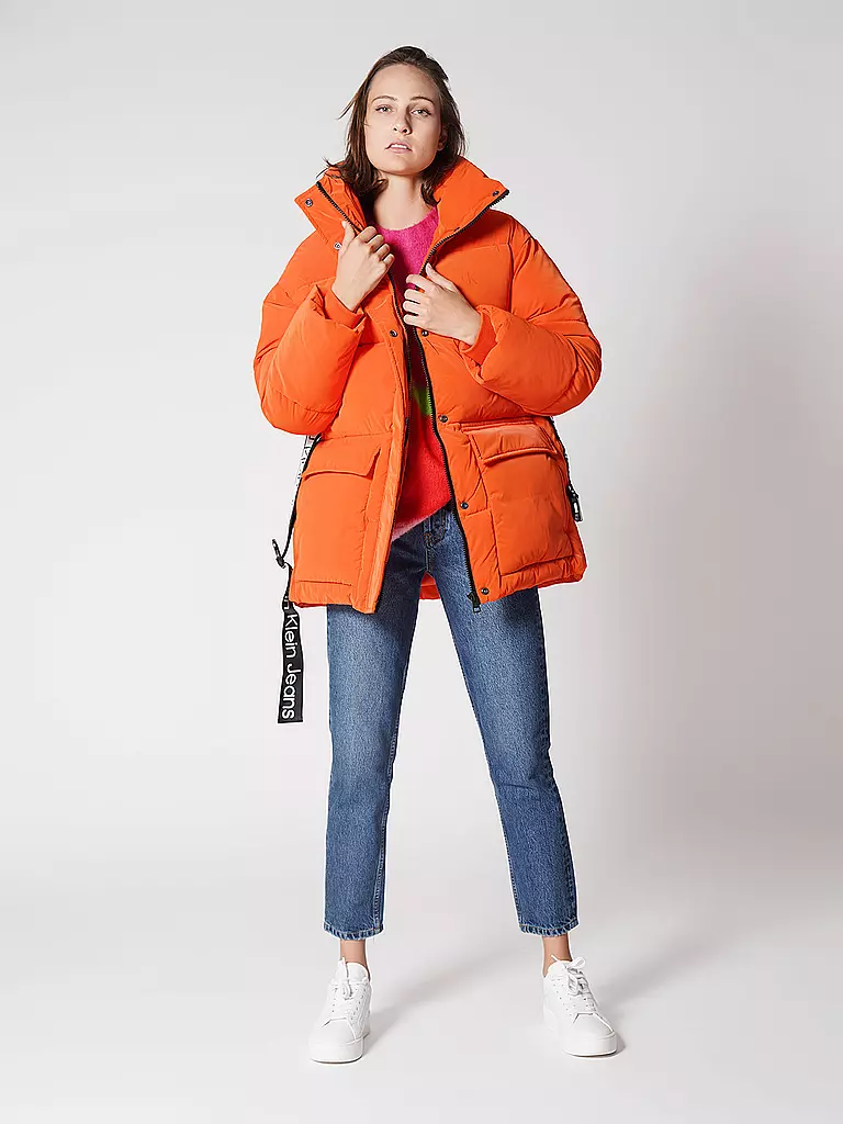 CALVIN KLEIN JEANS | Steppjacke  | orange