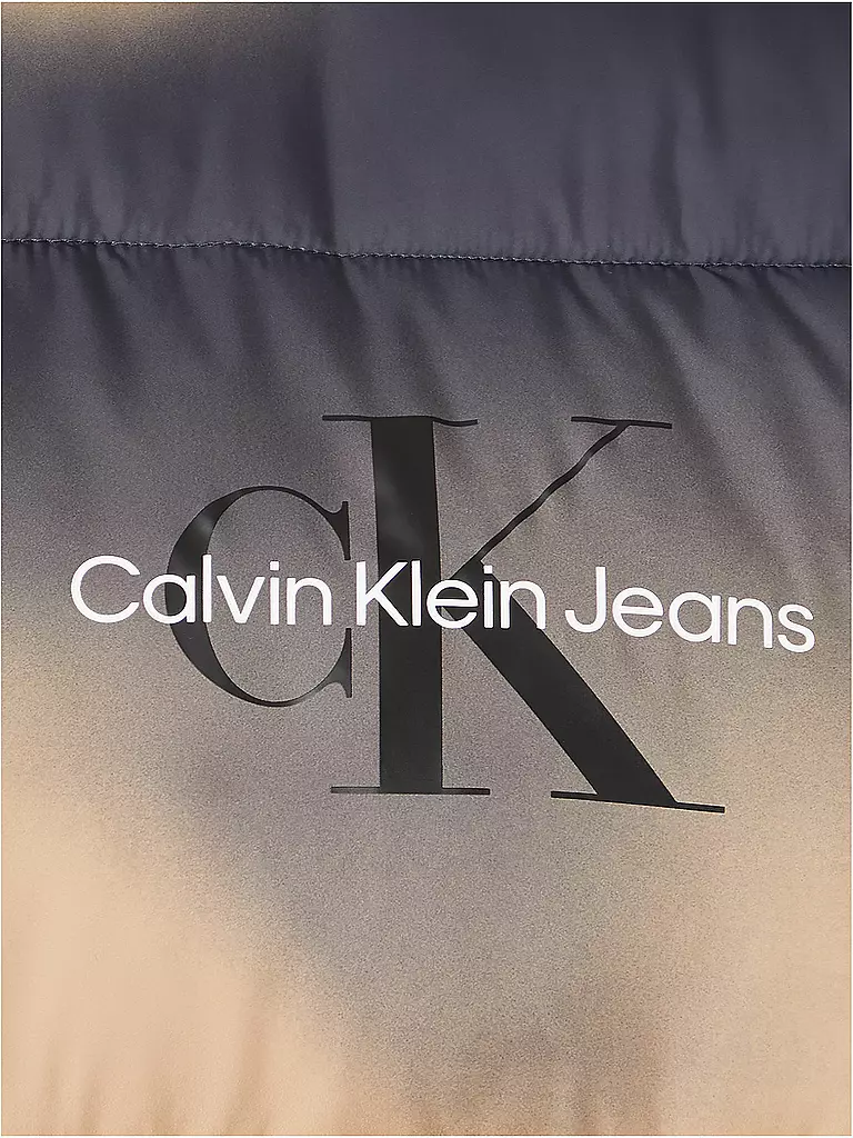 CALVIN KLEIN JEANS | Steppjacke GRADIENT AOP | schwarz