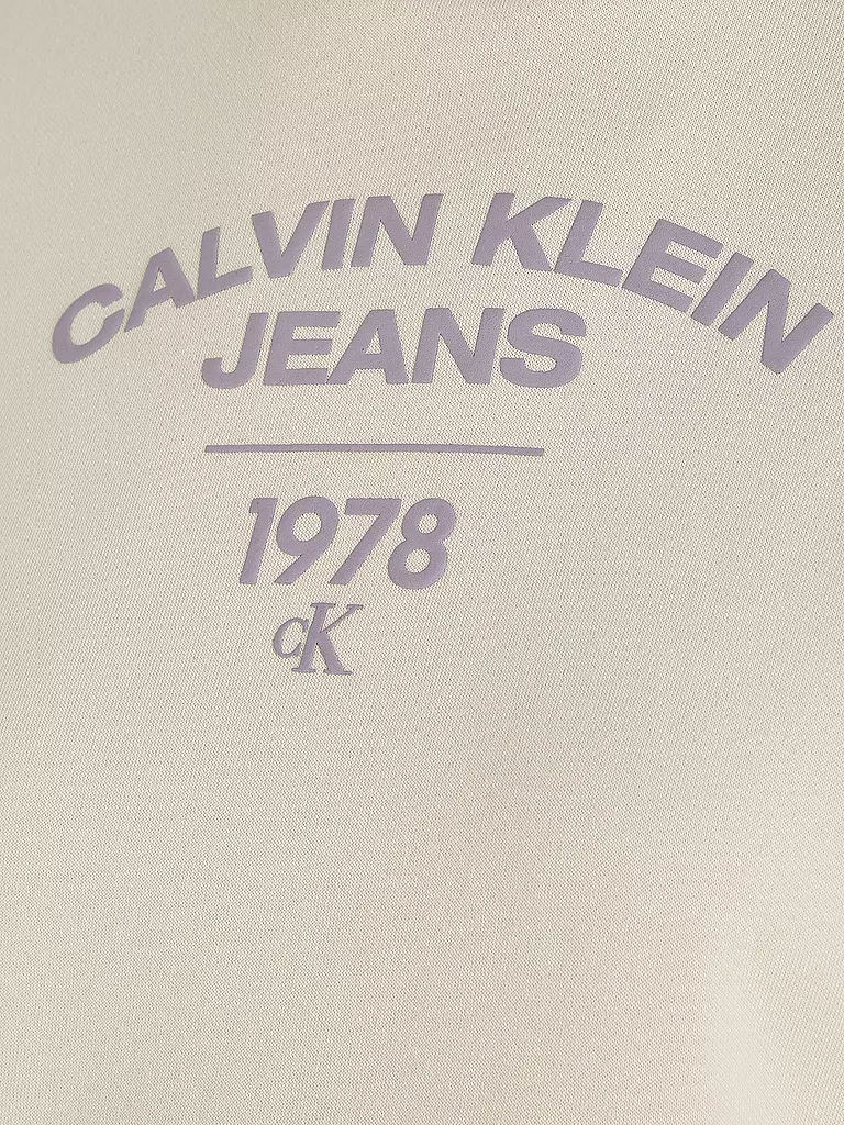 CALVIN KLEIN JEANS | Swaeter Cropped Fit  | beige
