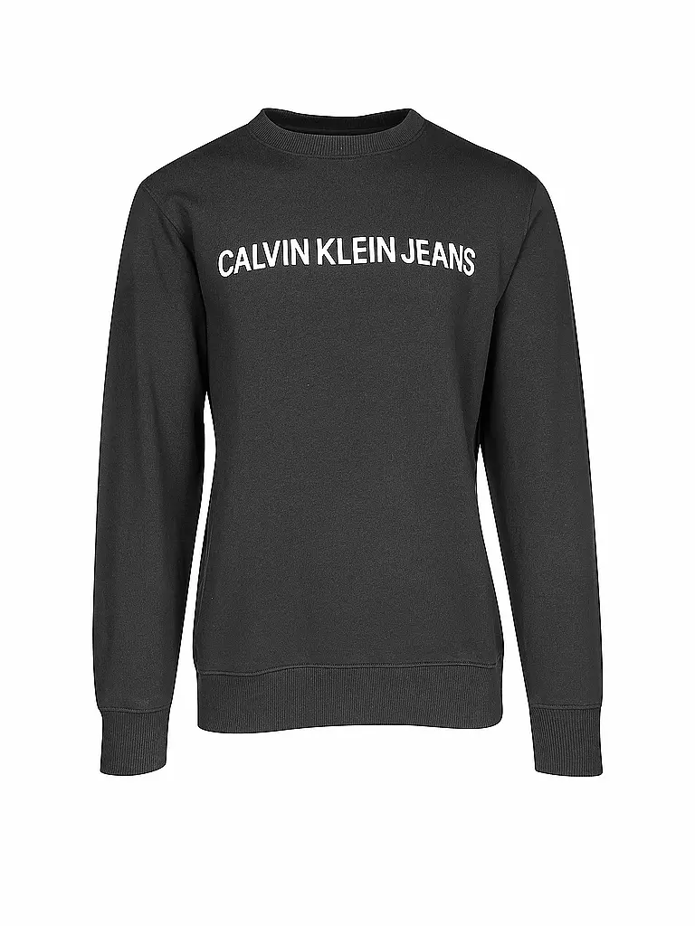 CALVIN KLEIN JEANS | Sweater "Logo Institunal" | schwarz