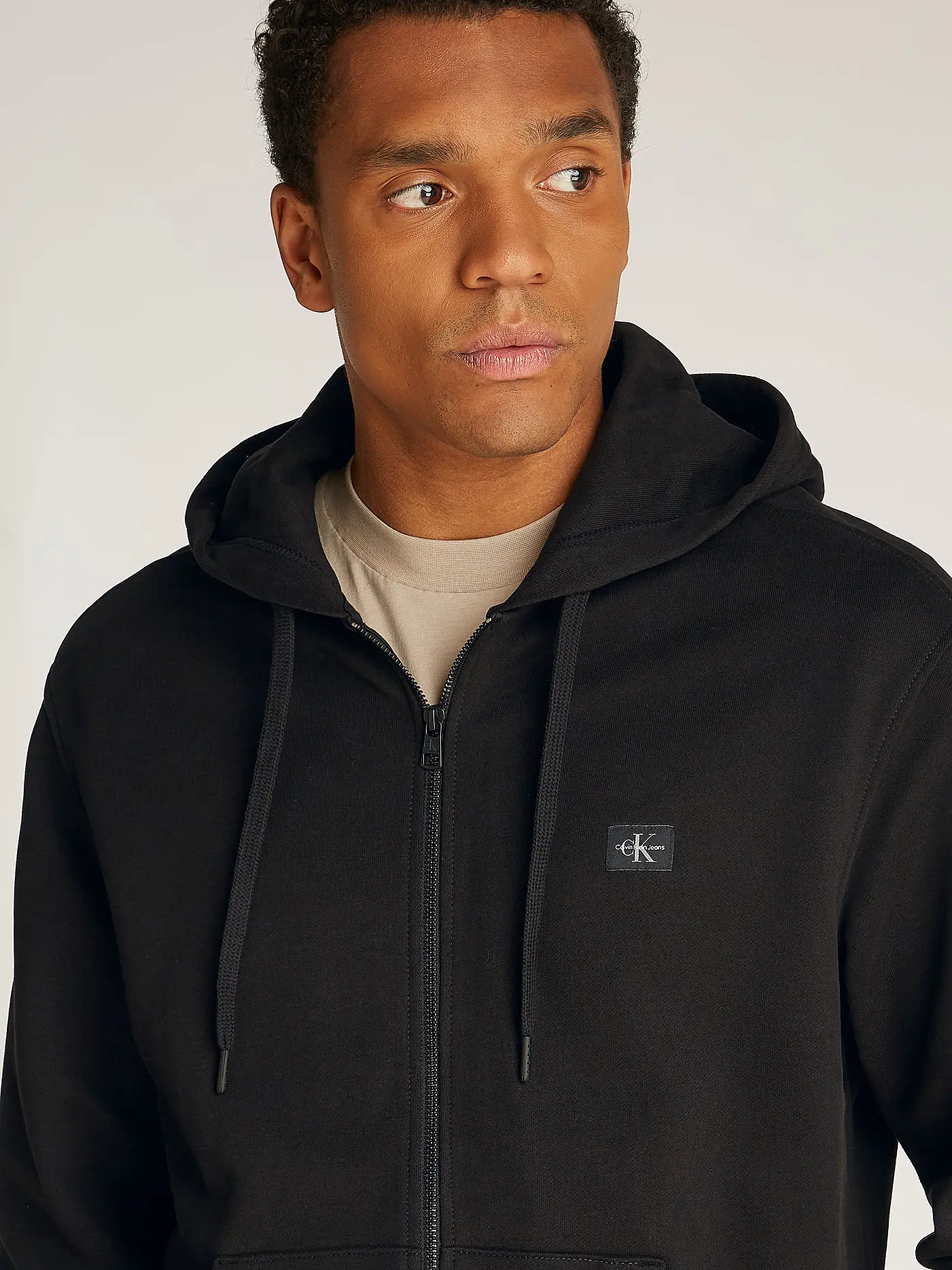 CALVIN KLEIN JEANS | Sweatjacke | schwarz