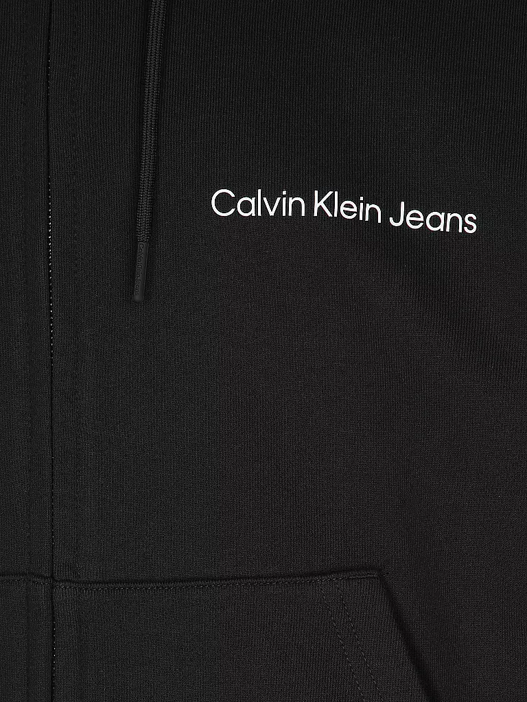 CALVIN KLEIN JEANS | Sweatjacke | schwarz