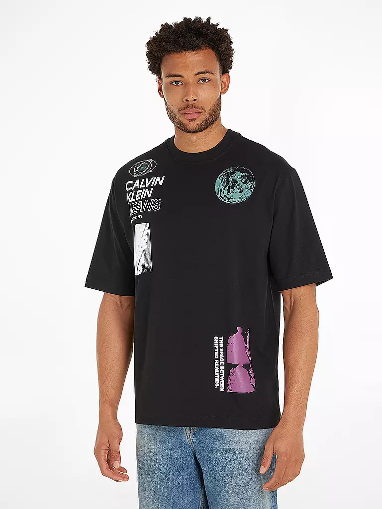 CALVIN KLEIN JEANS | T-Shirt  | schwarz