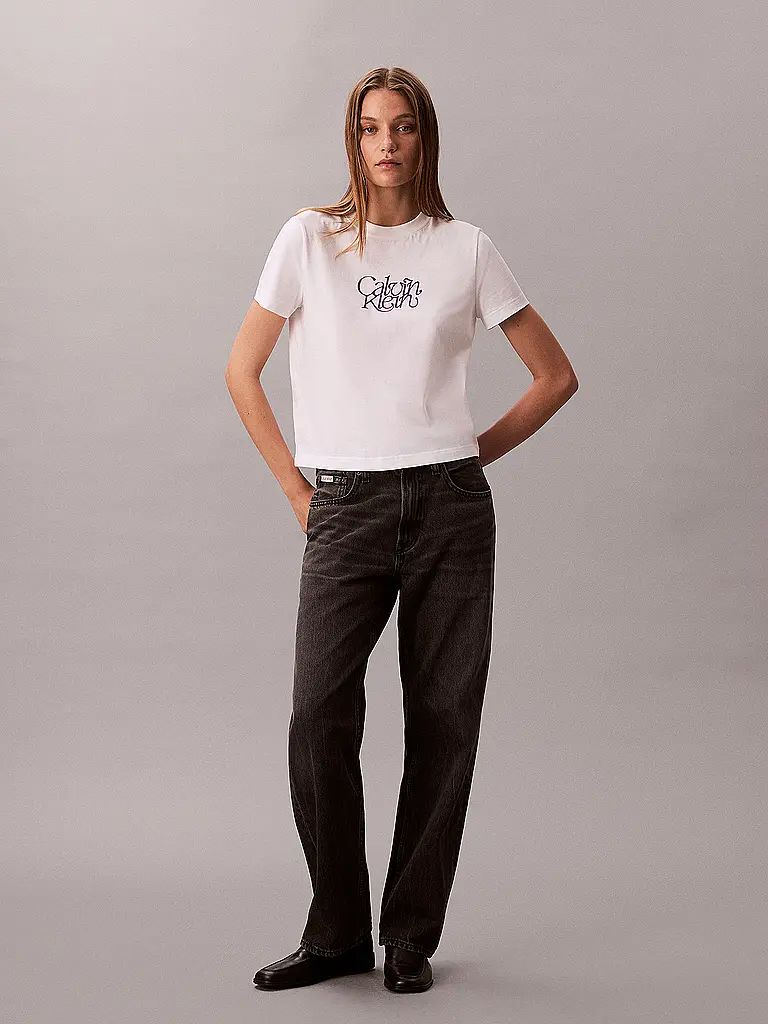 CALVIN KLEIN JEANS | T-Shirt  | weiss