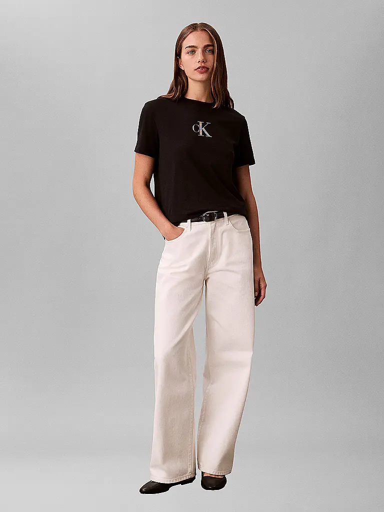 CALVIN KLEIN JEANS | T-Shirt  | Schwarz